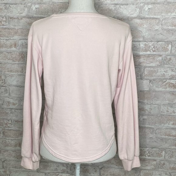 Tommy Hilfiger Denim light pink sweatshirt size S - Picture 2 of 3
